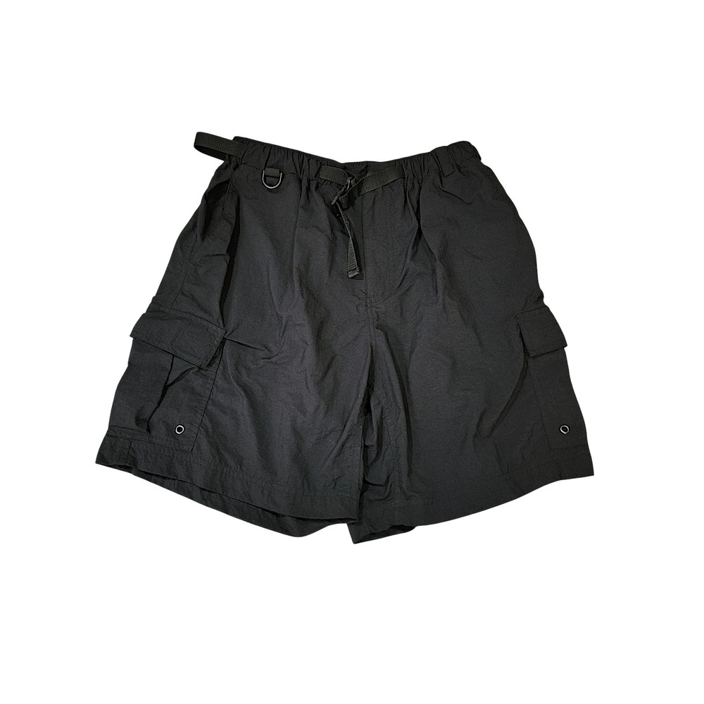REI Cargo Shorts L (12/14) Women Black Nylon Hiking Gorpcore Utility Outdoor